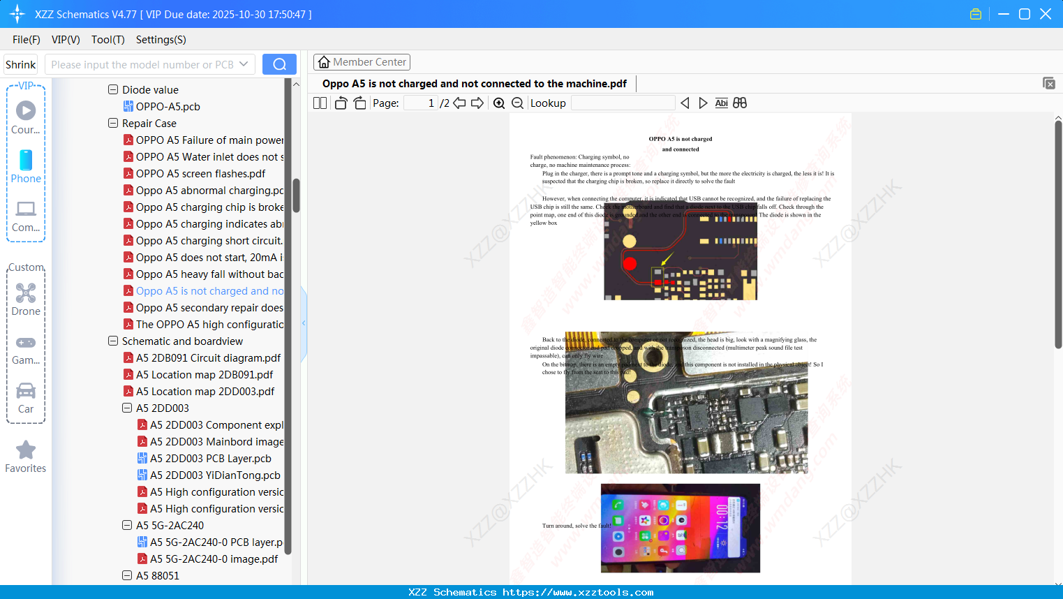 Oppo A5 Is Not Charged And Not Connected To The Machine